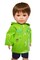 MBD® Green Frog Raincoat for 18-Inch Dolls- Doll is not included